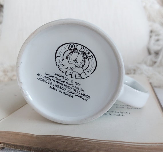 Vintage 1978 Garfield Coffee Mug: Enesco School Spirit Decor