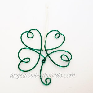 Single Shamrock Ornament/Tag image 1