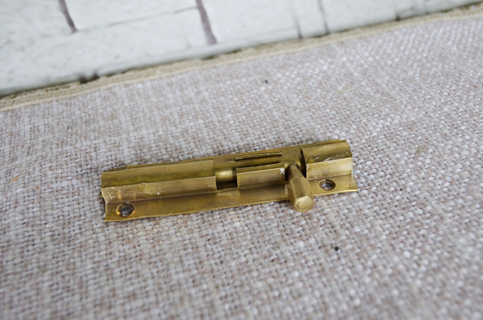 Espagnolette brass door lock antique brass finish on one Etsy