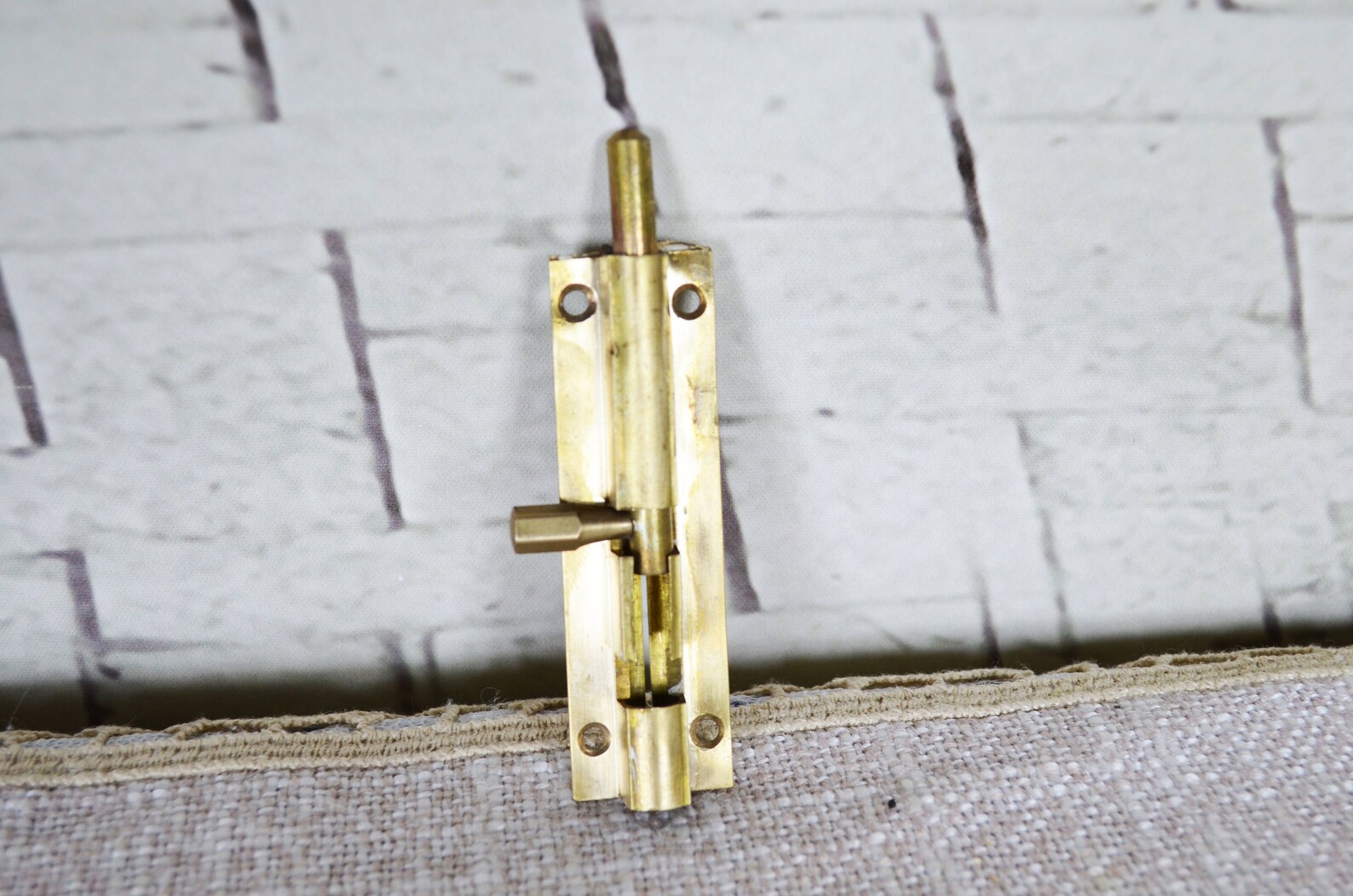 Espagnolette brass door lock antique brass finish on one Etsy