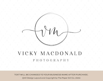 Signature Logo | Initials Logo | Calligraphy Logo | Wedding Logo | Elegant Logo | Watermark Logo | Black and White Logo | Couple Monogram