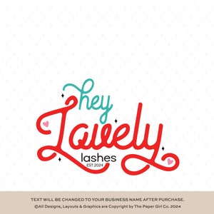 Boutique Logo | Funky Logo | Boho Logo | Photography Logo | Premade Business Logo | Retro Logo | Beauty Branding | Rainbow Logo