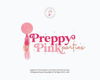 party plan jewelry companies Balloon Logo, Retro Logo, Party Logo, Boutique Logo, Boho Logo, Modern Logo, Typography Logo, Logo Stamp, Premade Logo, Branding Package