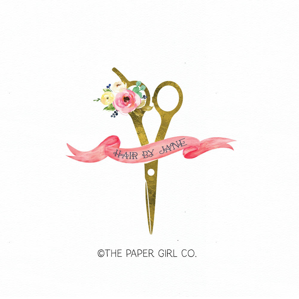 Hair salon logo hair dresser logo hair stylist logo beauty ...