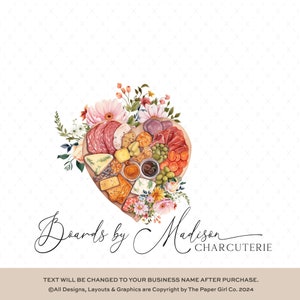 Käsebrett Logo | Logo Designer | Branding Paket | Kochen Logo | Grill Geschenk | Charcuterie Business Logo | Kraut Logo | Gastro Logo