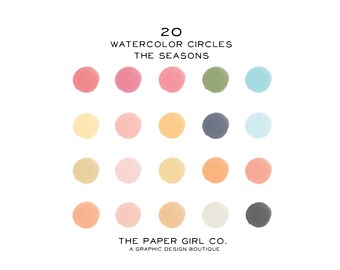 Watercolor Instagram Highlight Icons – Circle Covers Branding Kit (Digital Download)