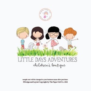 logotipo de niños, logotipo de niños, logotipo de jardín de infantes, logotipo de preescolar, logotipo de guardería, logotipo de la escuela, logotipo de tutoría, logotipo de niña, logotipo de niño, logotipo de marca