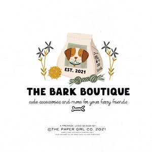 Pet Logo, Dog Logo Design, Dog Training Logo, Cat Logo, Animal Logo, Pet Shop Logo, Pet Boutique Logo, Branding Kit, Photography Logo