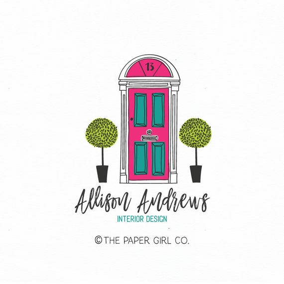 Realty Logo Real Estate Logo Interior Design Logo House Staging Logo Door Logo Design Premade Logo Design Photography Logo Pre Made Logo