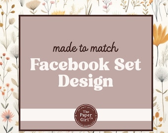 Made to Match your Purchase-Facebook Timeline Cover Set Design
