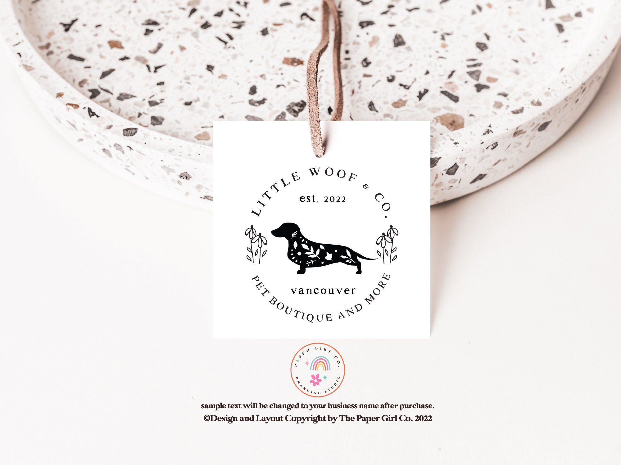 Logotipo perro salchicha de perro wiener - España