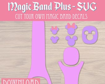 Descarga de calcomanía Magic Band Plus - SVG - Plantilla para Cricut
