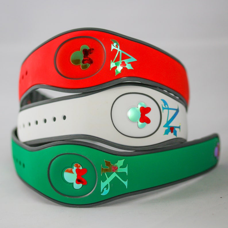 Christmas Disney Magic Band Decal 2.0 Hologram Etsy