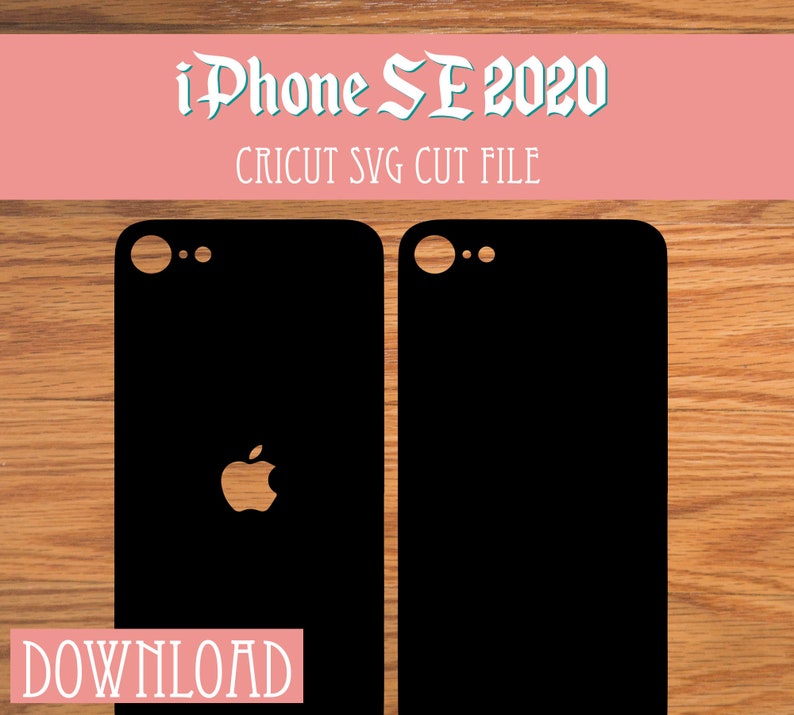 Download IPhone SE 2020 SVG Plantilla de corte para Cricut | Etsy