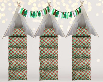 Football Teepee Tent Slumber Party In a Box, Football Birthday Party Decor, Party Favors