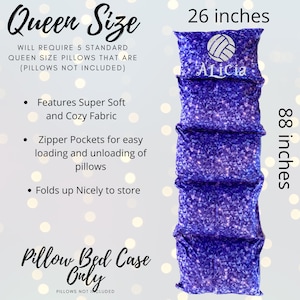 Purple Hearts and Confetti Pillow Bed Slipcover, Purple Floor Lounger, Gift for Kids