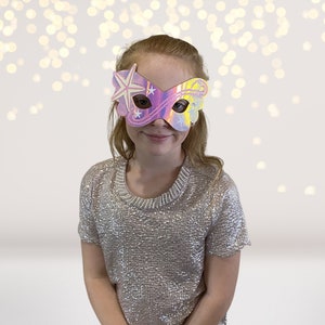 Mermaid, Starfish, Ocean Adventure, Felt, Kids Costume Mask