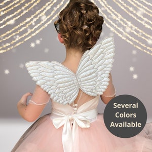 Déguisement petite fille Ailes de fée scintillantes, ange, ailes de licorne