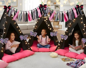 Cherry On Top Teepee Sleepover Party Supplies Kit