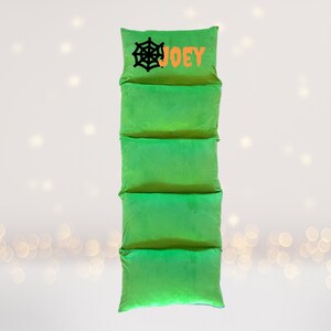 Lime Green Pillow Bed Floor Lounger: Kids Sleepover Mat