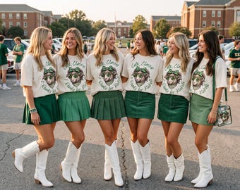 Green & Gold Game Day Ram Tee | Vintage Football Apparel