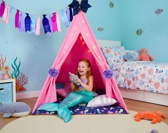 Mermaid Teepee Tent Gift Set