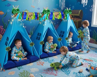Sea Turtle Birthday Party Sleepover Kit
