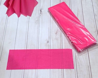 Hojas de papel de seda color cereza de calidad para regalo - Paquete de 500 hojas