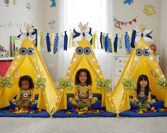 Crazy Bananas Teepee Tent Party Supplies Kit