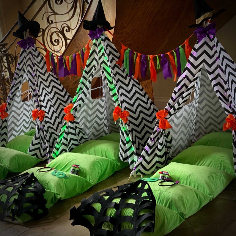 Halloween Glamping Tee Pee Tent Party Box for 3 Witches image 3