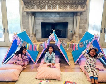 Whimsical Butterfly Sleepover Tent Set for Birthday Party Fun