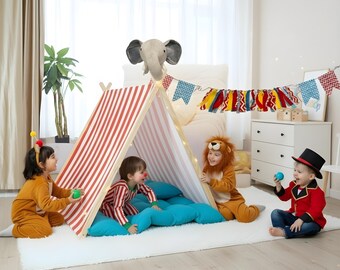 Kids Circus Birthday Tent Sleepover Gift Set