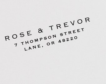 Custom Return Address stamp, Custom Return Address Stamp,  Wedding Address Stamp, Address Stamp