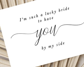 Bridesmaid Proposal Card: Simple Floral Design