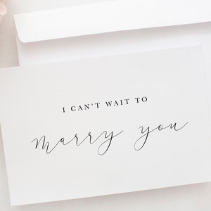 I Can't Wait to Marry You Card, Wedding Day Card, To My Wife Card, To my Husband Card, Wedding Card, It Was Always You