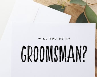 Groomsman Proposal Card, Groomsman Card, Best Man Card, Best Man Proposal, Will you be my Groomsmen Card, Will you be my Best Man Card