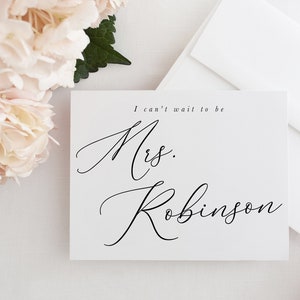 Pour mon marié sur notre carte de mariage, j'ai hâte d'être Mme À mon marié, carte de mariage pour mari, à mon mari, carte de mariage
