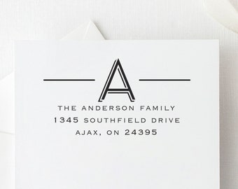 Self Inking Return Address Stamp, Custom Address Stamp, Calligraphy Address Stamp, Custom Return Address Stamp, Wedding Stamp, Wedding Gift