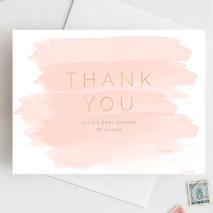 Cartes de remerciement pour la douche nuptiale, carte de remerciement simple, carte de remerciement personnalisée, carte de mariage personnalisée, carte de correspondance personnalisée