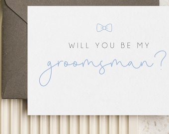 Will you be my Ring Barer Card, Will you be my Groomsman Card, Will you be my Best Man card, Groomsmen proposal