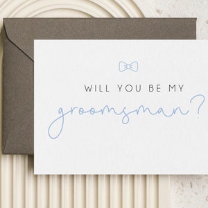 Will you be my Ring Barer Card, Will you be my Groomsman Card, Will you be my best man, Proposition de garçon d'honneur