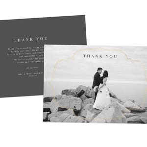 Carte de remerciement de mariage, remerciement de mariage imprimable, remerciement de photo de mariage, carte postale de remerciement de mariage, carte postale de photo de remerciement
