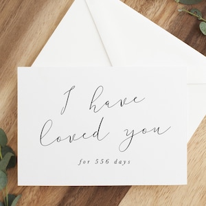 Hochzeitskarte für Ihre Braut oder Ihren Bräutigam, ich kann nicht warten, um Sie zu heiraten, Karte, Hochzeitstagskarte, für meine Frau, für meine Mannkarte, es war immer du