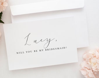Will You Be My Bridesmaid Card, Bridesmaid Proposal Card Maid of Honor Proposal Card, I Can&#39;t Say I Do Without You Card, Bridesmaid Card