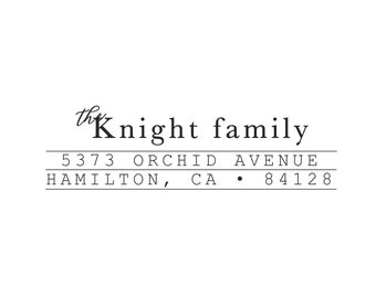 Return Address Stamp, Self Inking Return Address Stamp, Address Stamp, Custom Address Stamp, Custom Stamp, NewlyWeds Gift, Housewarming Gift