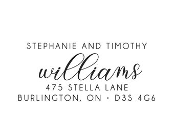 Custom Return Address stamp, Custom Return Address Stamp,  Wedding Address Stamp, Address Stamp