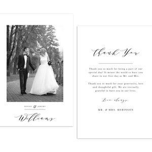 Hochzeit Dankeskarte, Hochzeit Dankeskarte, Printable Hochzeit Dankeskarte, Hochzeitsfoto Dankeskarte, Hochzeit Dankeskarte