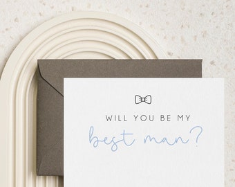 Will you be my Best Man card, Will you be my Ring Barer Card, Will you be my Groomsman Card, Groomsmen proposal