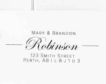 Return Address Stamp, Custom Address Stamp, Custom Self Inking Stamp, NewlyWeds Gift, Housewarming Gift