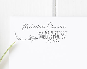 Return Address Stamp, Custom Address Stamp, Self Inking Return Address Stamp, Custom Self Inking Stamp, NewlyWeds Gift, Housewarming Gift